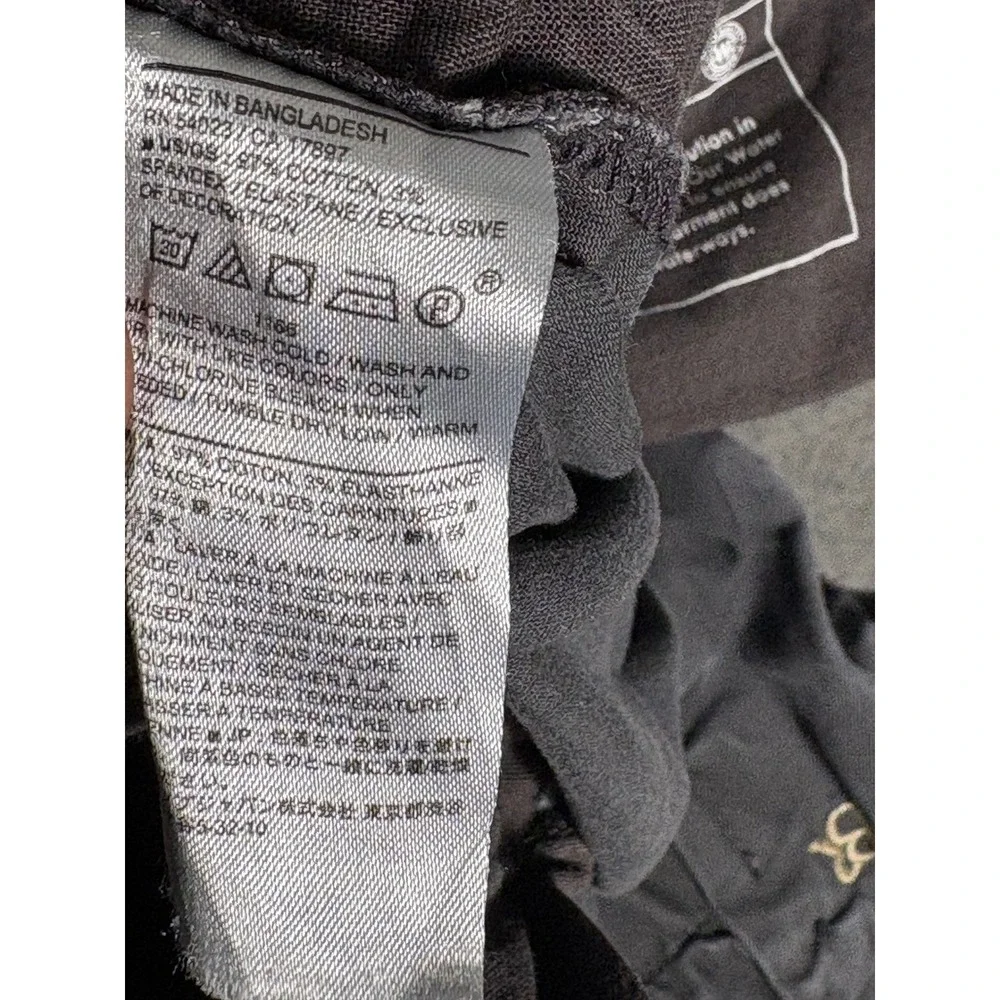 Banana‎ Republic Lived-In Chino Slim Fit Gray Stretch Pants Mens 31x30 Washwell